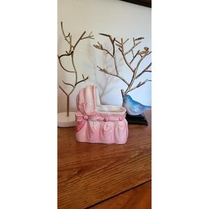 Vintage 1960's Napcaware Pink Bassinet Planter/Vase